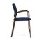 Lesro Newport Hip Chair Metal Frame, Bronze, RF Blueberry Back, MD Ink Seat NP1161 - alternate 3